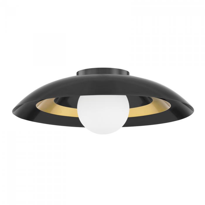 Hudson Valley Tobia 1 Light Flush Mount Model: 9215-AOB