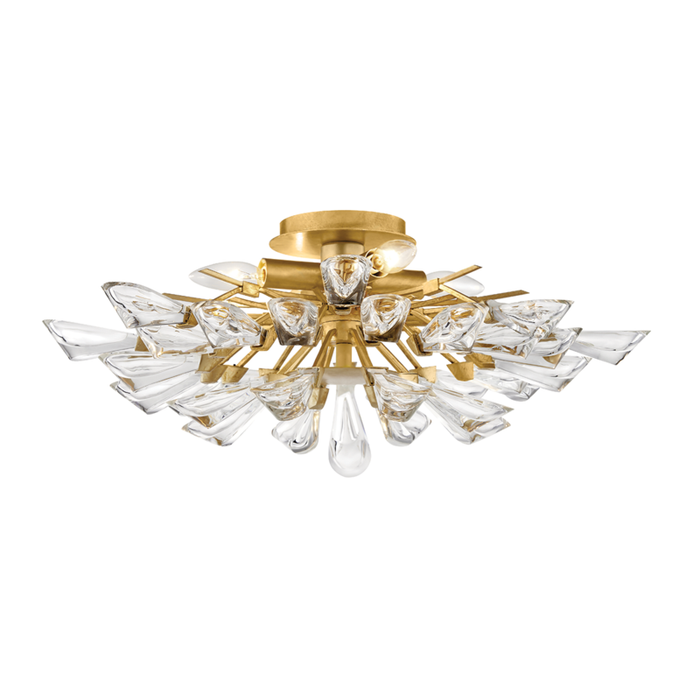 Hudson Valley Tulip 4 Light Semi Flush Model: 7223-GL