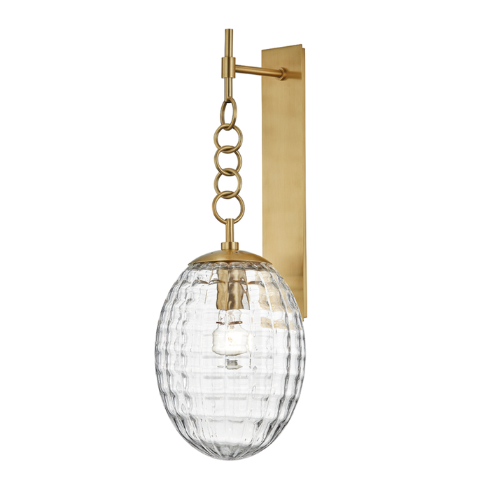 Hudson Valley Venice 1 Light Wall Sconce Model: 4900-PN