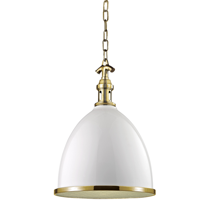 Hudson Valley Viceroy 1 Light Small Pendant Model: 7714-WAGB