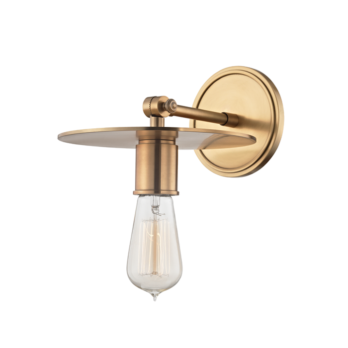 Hudson Valley Walker 1 Light Wall Sconce Model: 1161-PN