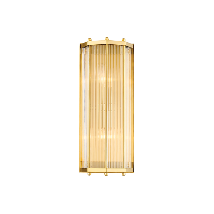 Hudson Valley Wembley 2 Light Wall Sconce Model: 2616-PN