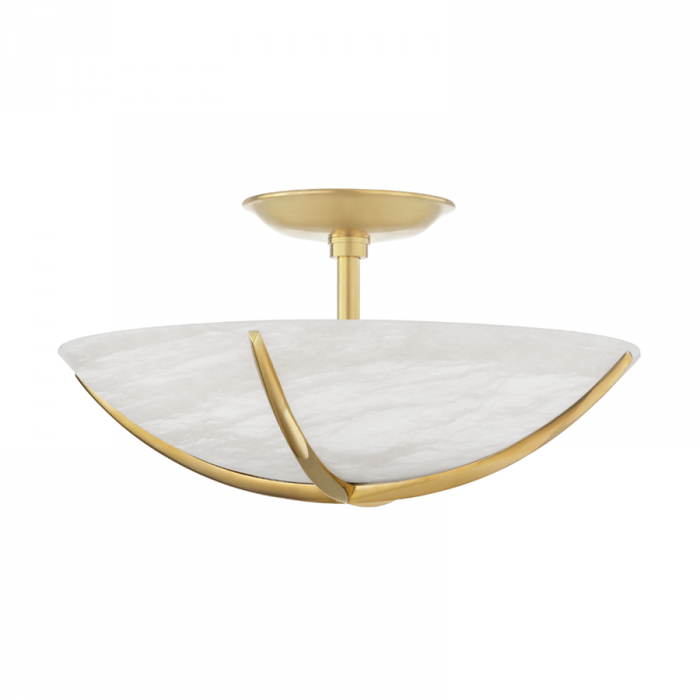 Hudson Valley Wheatley 4 Light Semi Flush Model: 3516-AGB