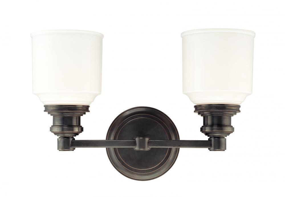 Hudson Valley Windham 2 Light Bath Bracket Model: 3402-PN