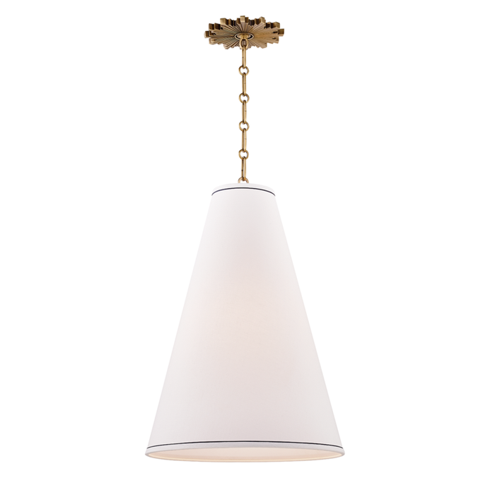 Hudson Valley Worth 1 Light Large Pendant Model: 3916-OB