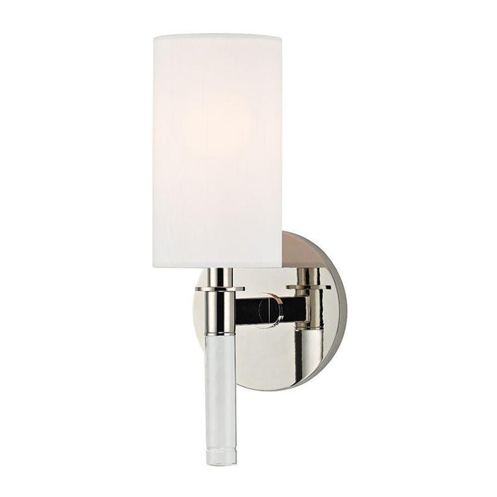 Hudson Valley Wylie 1 Light Wall Sconce Model: 6311-PN