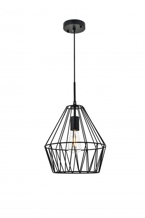 Living District Candor 1 Light Pendant Model: LD4008D11BK