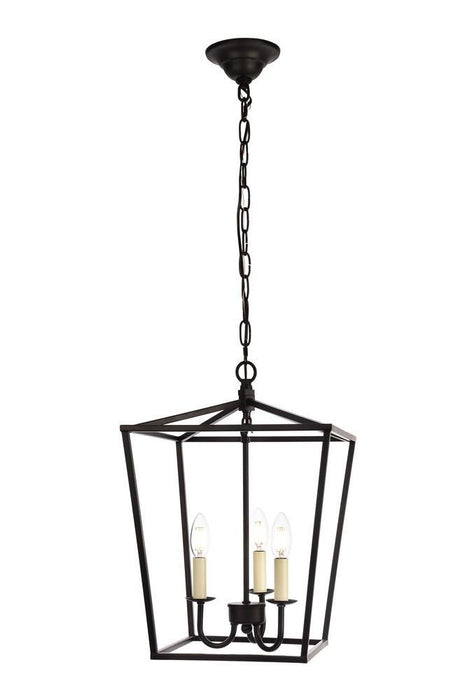 Living District Maddox Pendant Model: LD6008D12BK