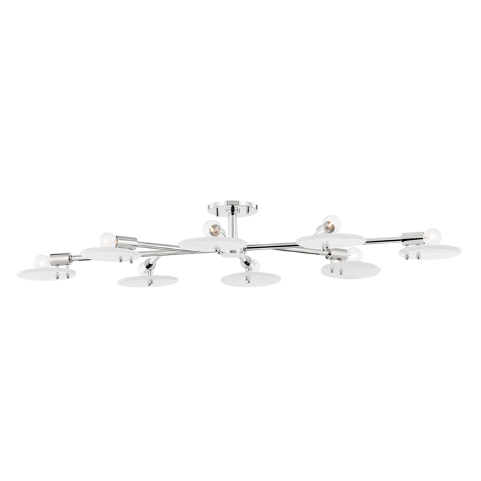 Mitzi 8 Light Semi Flush Model: H428608-AGB