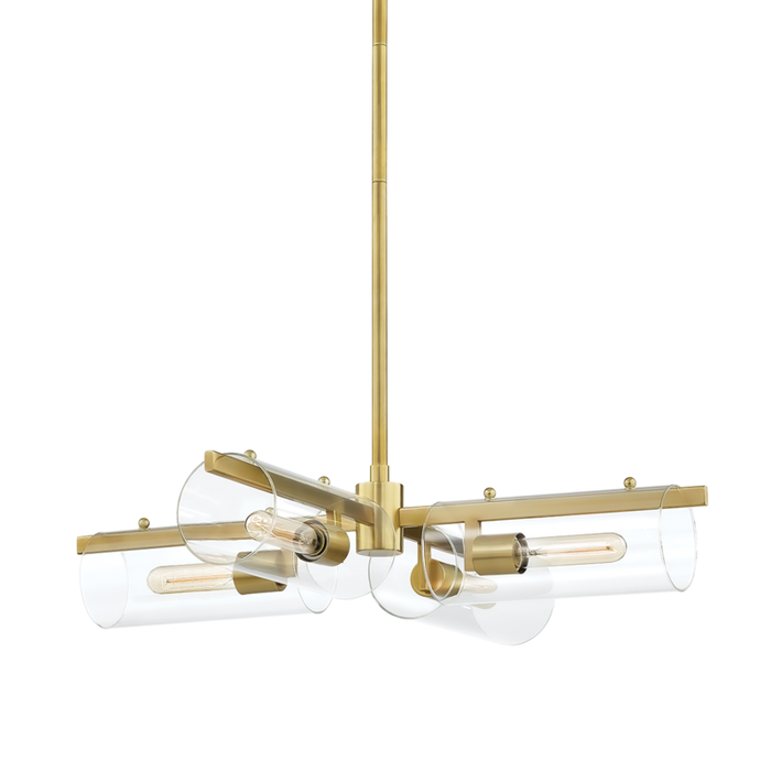 Mitzi Ariel 4 Light Chandelier Model: H326804-AGB