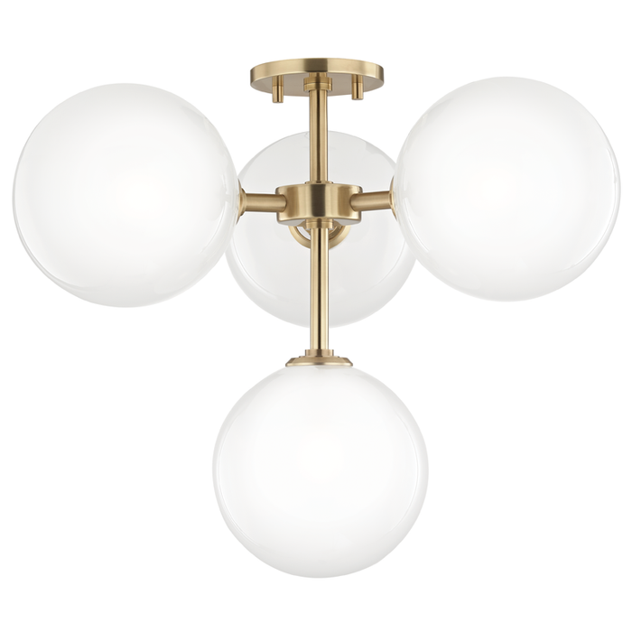 Mitzi Ashleigh 4 Light Semi Flush Model: H122604-AGB