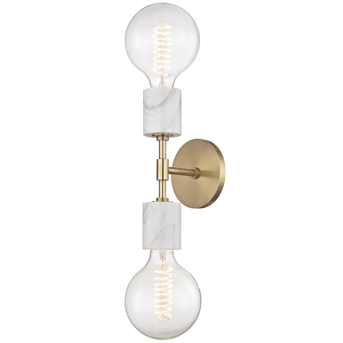 Mitzi Asime 2 Light Wall Sconce Model: H120102-PN