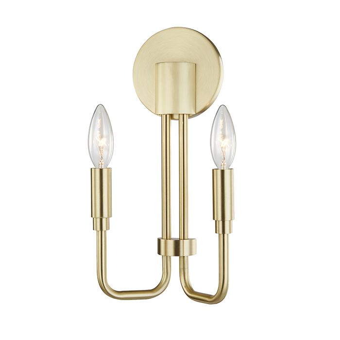 Mitzi Brigitte 2 Light Wall Sconce Model: H261102-OB