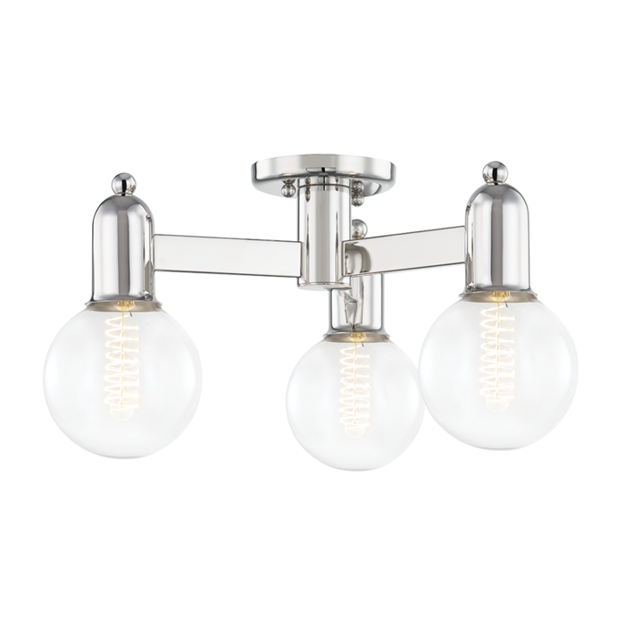 Mitzi Bryce 3 Light Semi Flush Model: H419603-AGB