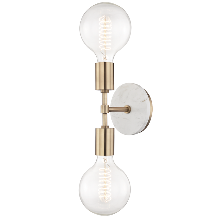 Mitzi Chloe 2 Light Wall Sconce Model: H110102-AGB