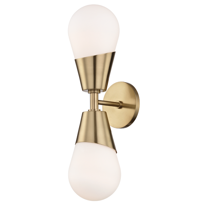 Mitzi Cora 2 Light Wall Sconce Model: H101102-AGB