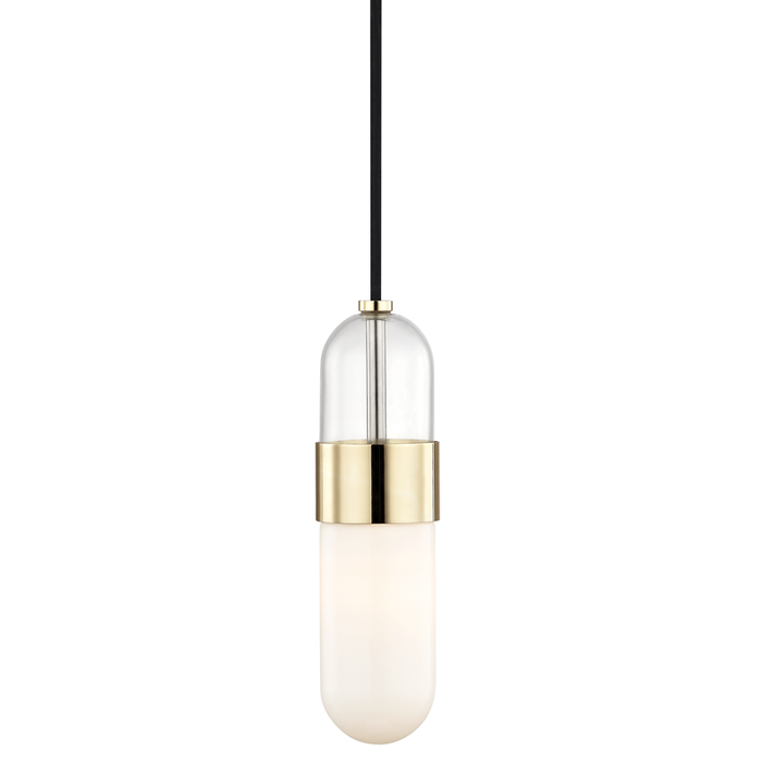 Mitzi Emilia 1 Light Pendant Model: H126701-PB