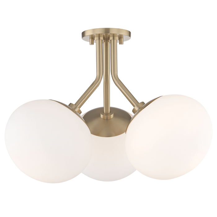 Mitzi Estee 3 Light Semi Flush Model: H134603-PN