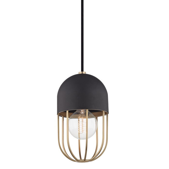 Mitzi Haley 1 Light Pendant Model: H145701-PN/BK