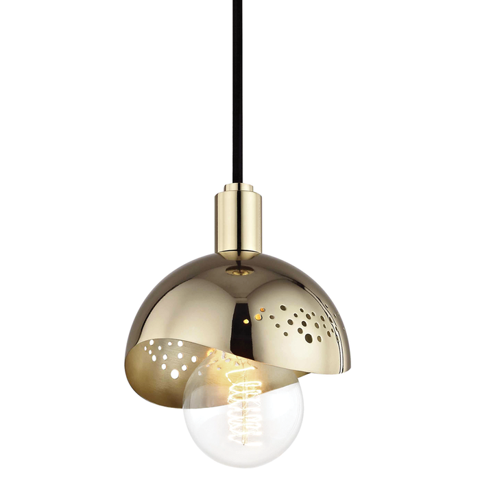 Mitzi Heidi 1 Light Pendant Model: H131701-PB