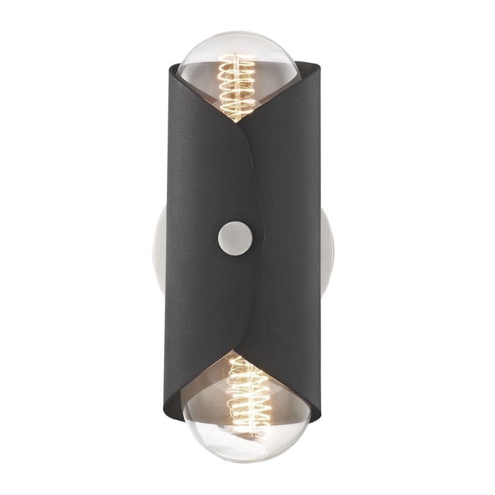 Mitzi Immo 2 Light Wall Sconce Model: H172102-PN/BK