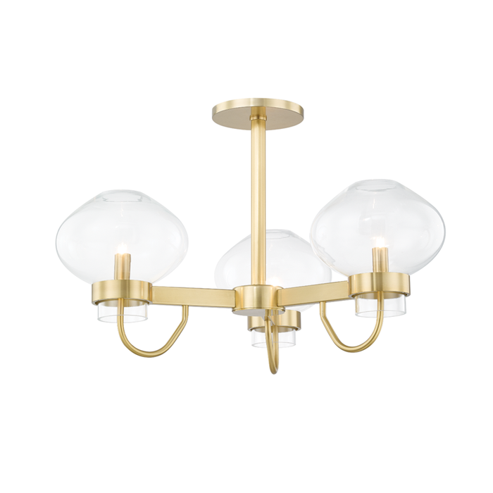 Mitzi Korey 3 Light Semi Flush Model: H408603-AGB