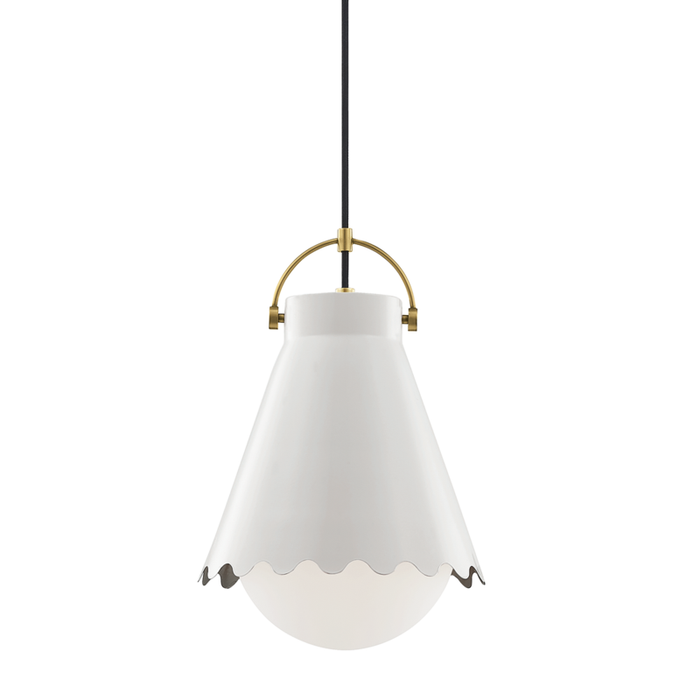 Mitzi Lauryn 1 Light Large Pendant Model: H351701L-AGB/WH