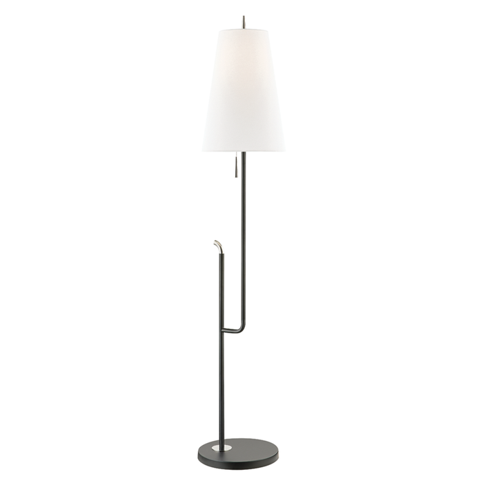 Mitzi Lillian 1 Light Floor Lamp Model: HL349401-PN/BK