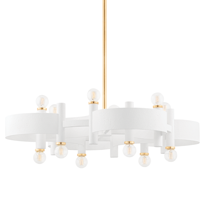 Mitzi Maddie 12 Light Chandelier Model: H379812-GL/WH