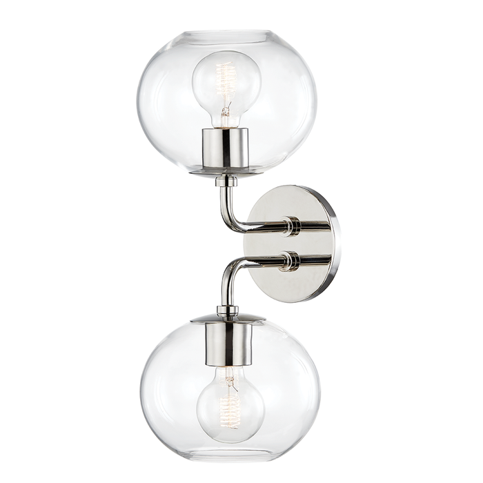 Mitzi Margot 2 Light Wall Sconce Model: H270102-AGB