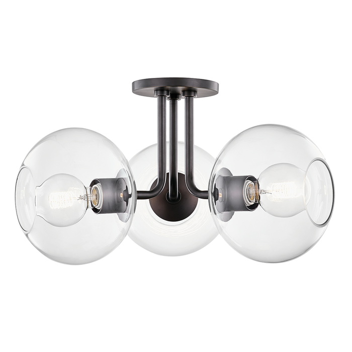 Mitzi Margot 3 Light Semi Flush Model: H270603-OB