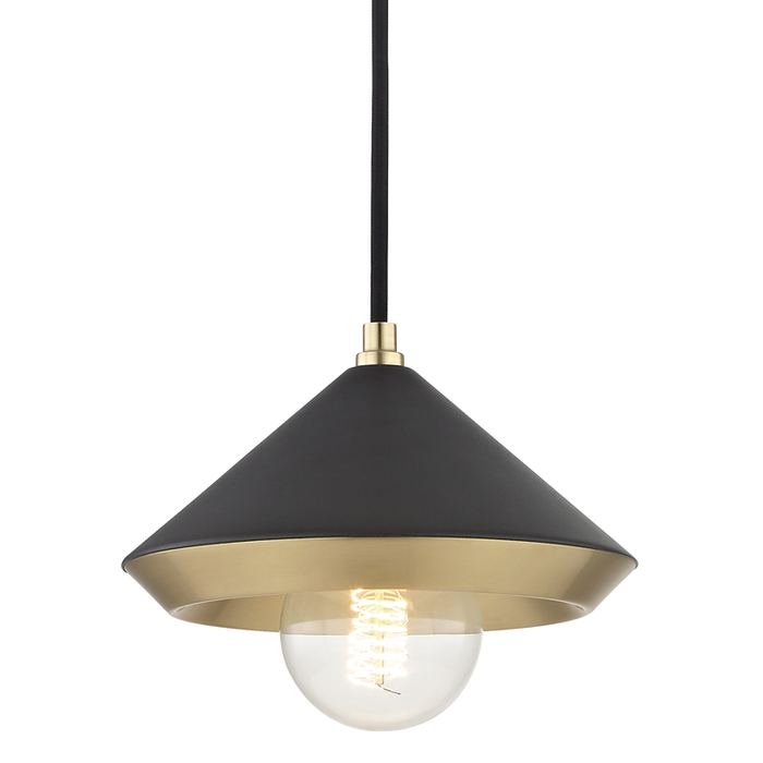 Mitzi Marnie 1 Light Small Pendant Model: H139701S-AGB/BK