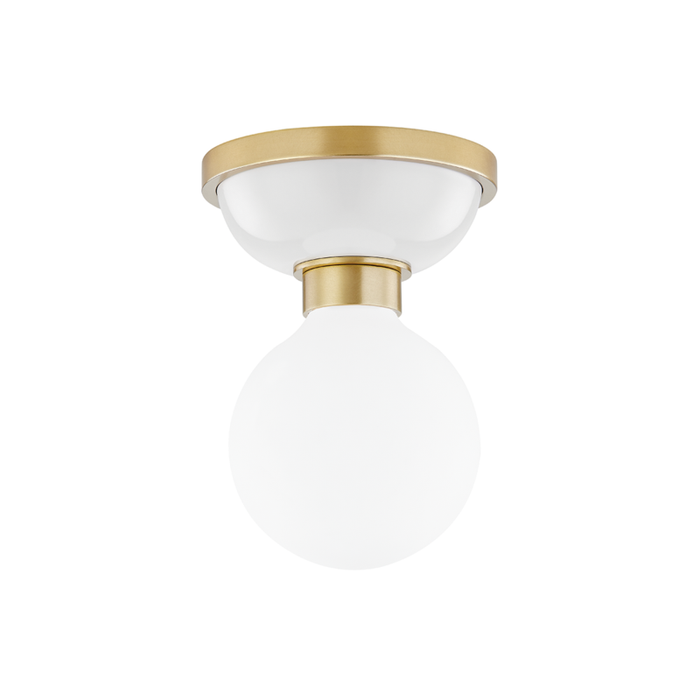 Mitzi Nina 1 Light Flush Mount Model: H383501-AGB/DG