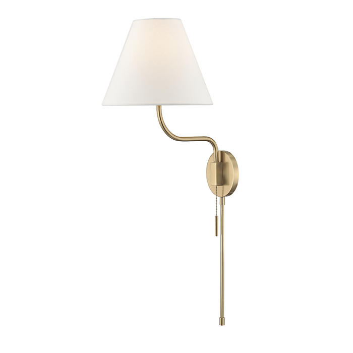 Mitzi Patti 1 Light Wall Sconce With Plug Model: HL240101-PN