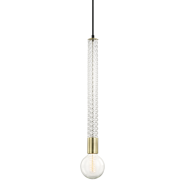 Mitzi Pippin 1 Light Pendant Model: H256701-AGB