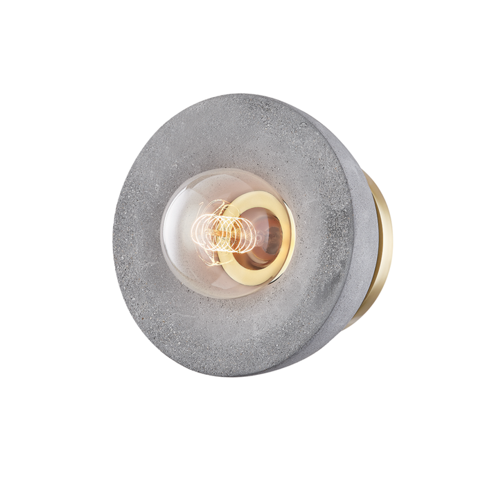 Mitzi Poppy 1 Light Flush Mount Model: H400501-AGB