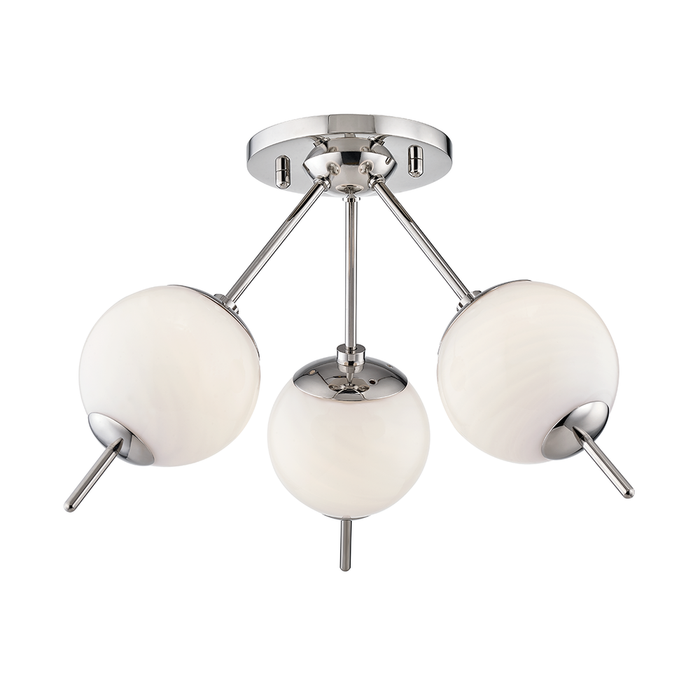 Mitzi Remi 3 Light Flush Mount Model: H282603-AGB