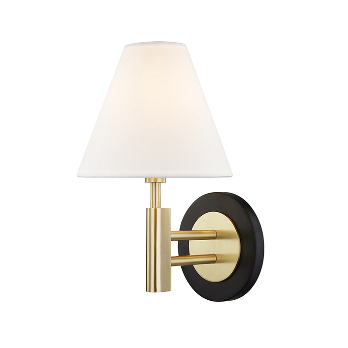 Mitzi Robbie 1 Light Wall Sconce Model: H264101-AGB/BK