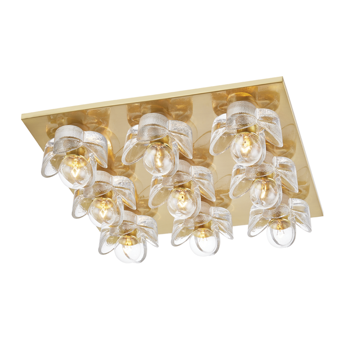 Mitzi Shea 9 Light Flush Mount Model: H410509-AGB