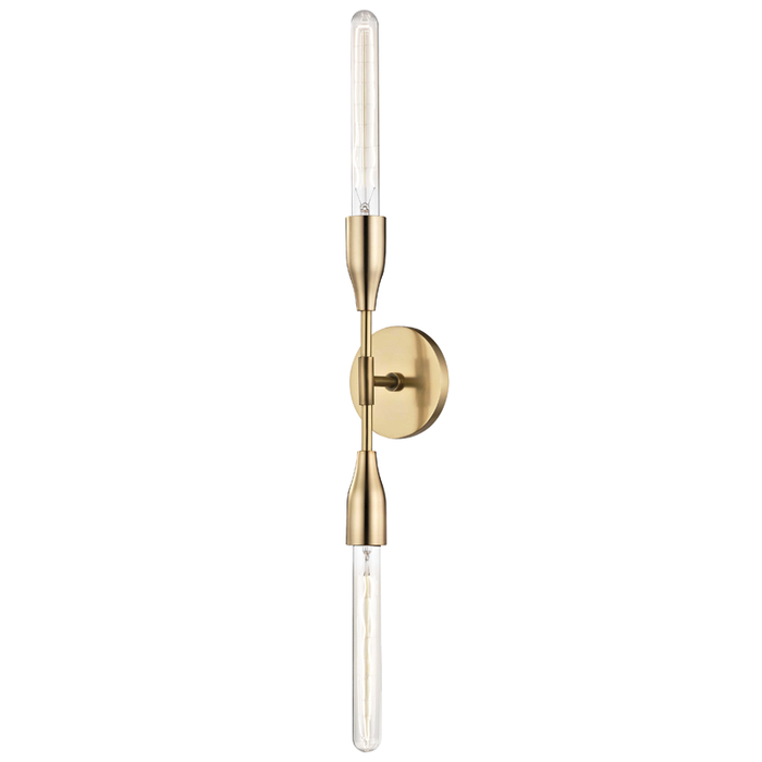 Mitzi Tara 2 Light Wall Sconce Model: H116102-AGB