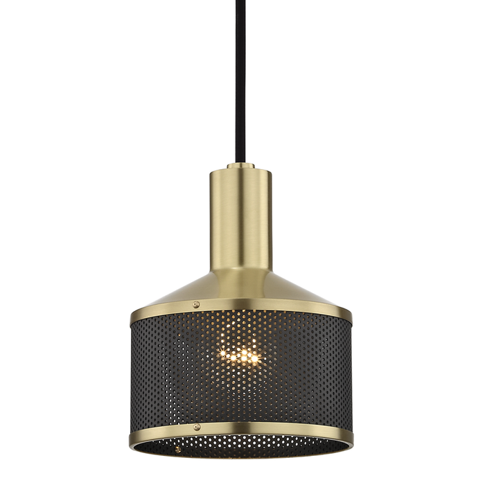 Mitzi Yoko 1 Light Pendant Model: H119701-AGB/BK