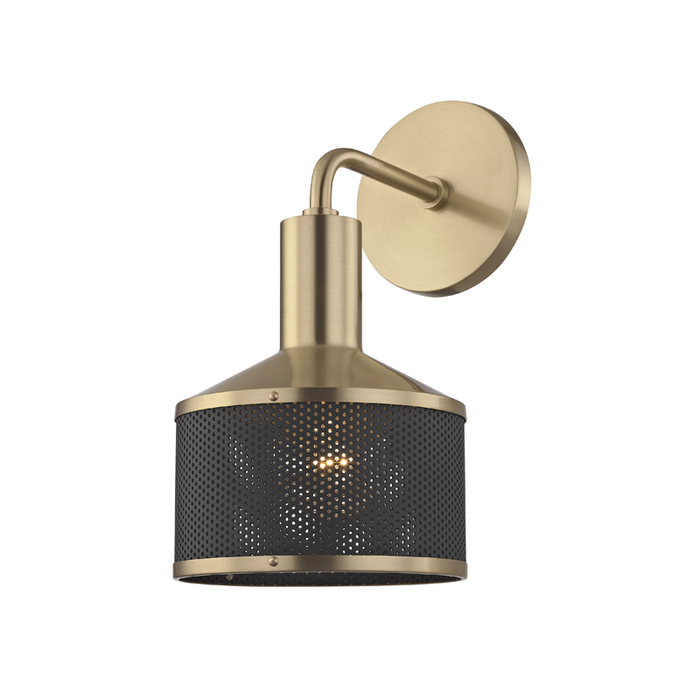 Mitzi Yoko 1 Light Wall Sconce Model: H119101-PN/BK