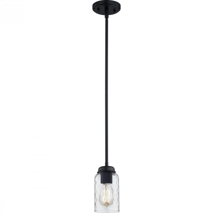 Quoizel 1 Light Blanche Mini Pendant Model: BLA1505MBK