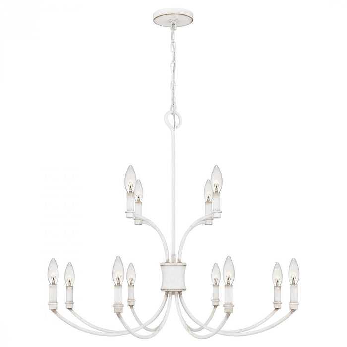 Quoizel 12 Light Briar Chandelier Model: BRR5032AWH