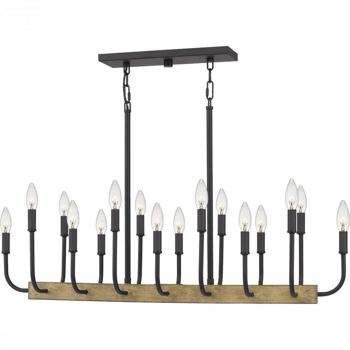 Quoizel 16 Light Coda Island Chandelier Model: COD139MBK