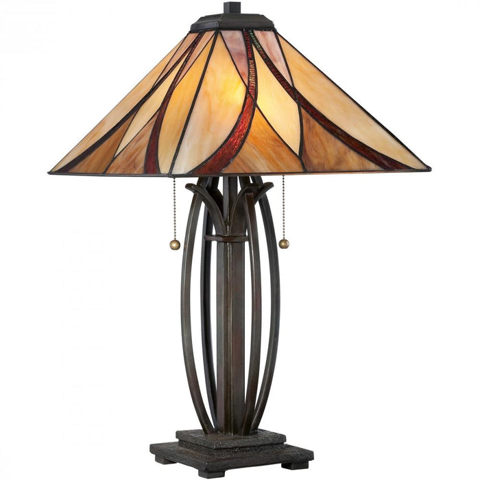 Quoizel 2 Light Asheville Table Lamp Model: TF1180TVA