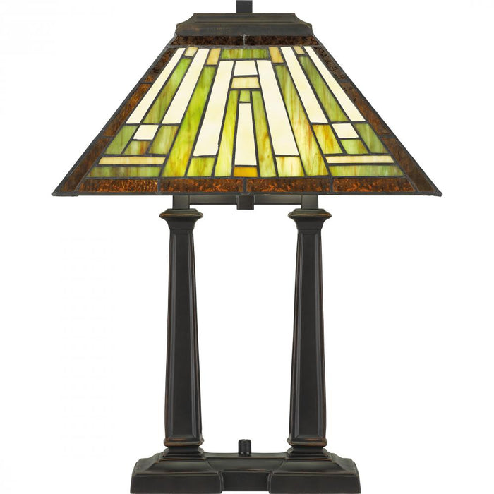 Quoizel 2 Light Decker Table Lamp Model: TF5208RS