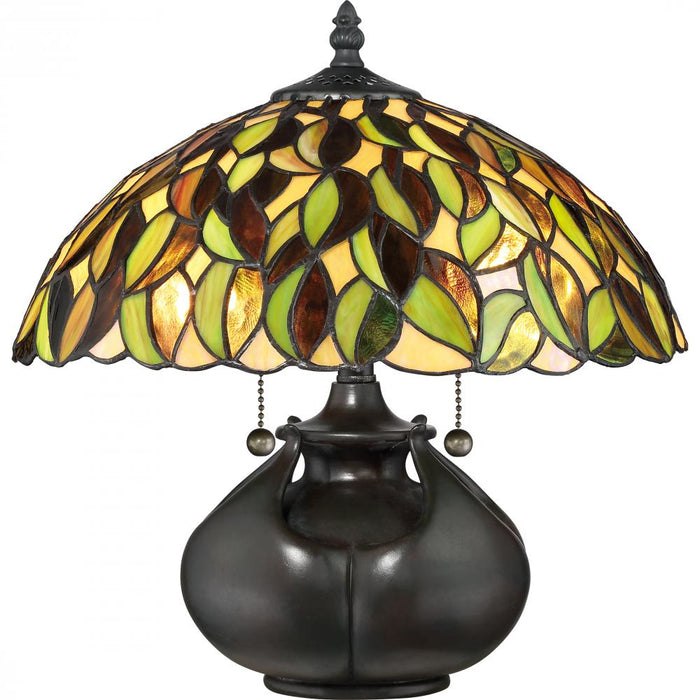 Quoizel 2 Light Greenwood Table Lamp Model: TF3181T