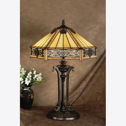 Quoizel 2 Light Indus Table Lamp Model: TF6669VB