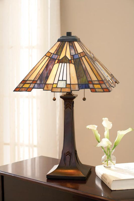 Quoizel 2 Light Inglenook Table Lamp Model: TFT16191A1VA